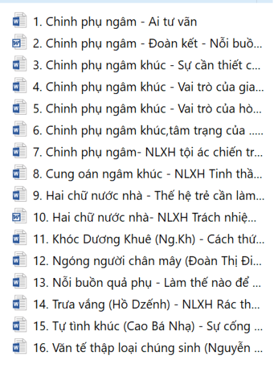 Bộ đề thi vào 10 môn Ngữ Văn